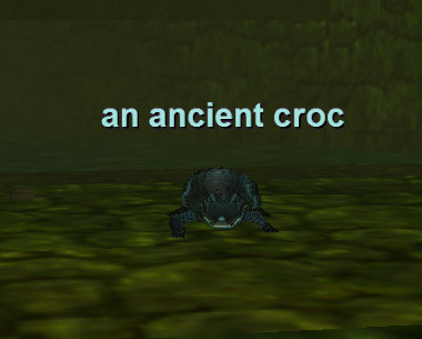 an ancient croc