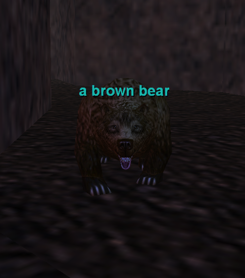 a brown bear