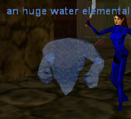 a huge water elemental